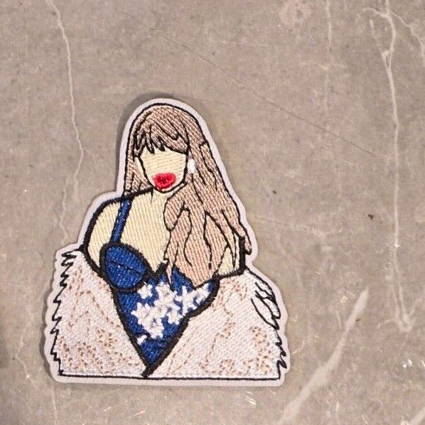Taylor Swift 3" iron on patch PATCHES MUSIC SWIFTY GUITAR STAR COUNTRY