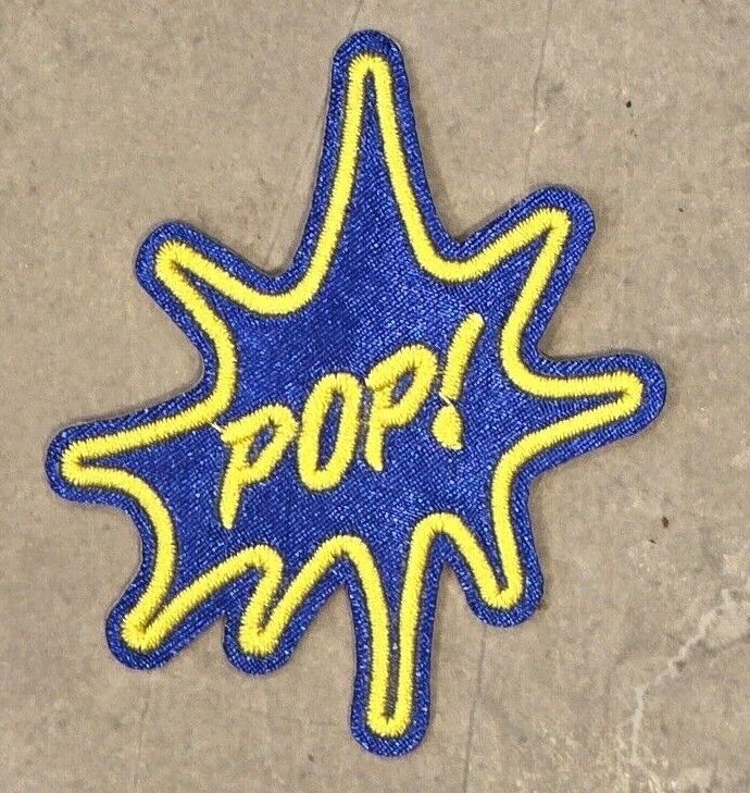 Pow Zap OMG Bang OMG Wow WTF Words Embroidered Logo Patch Badge Iron Sew On COMI