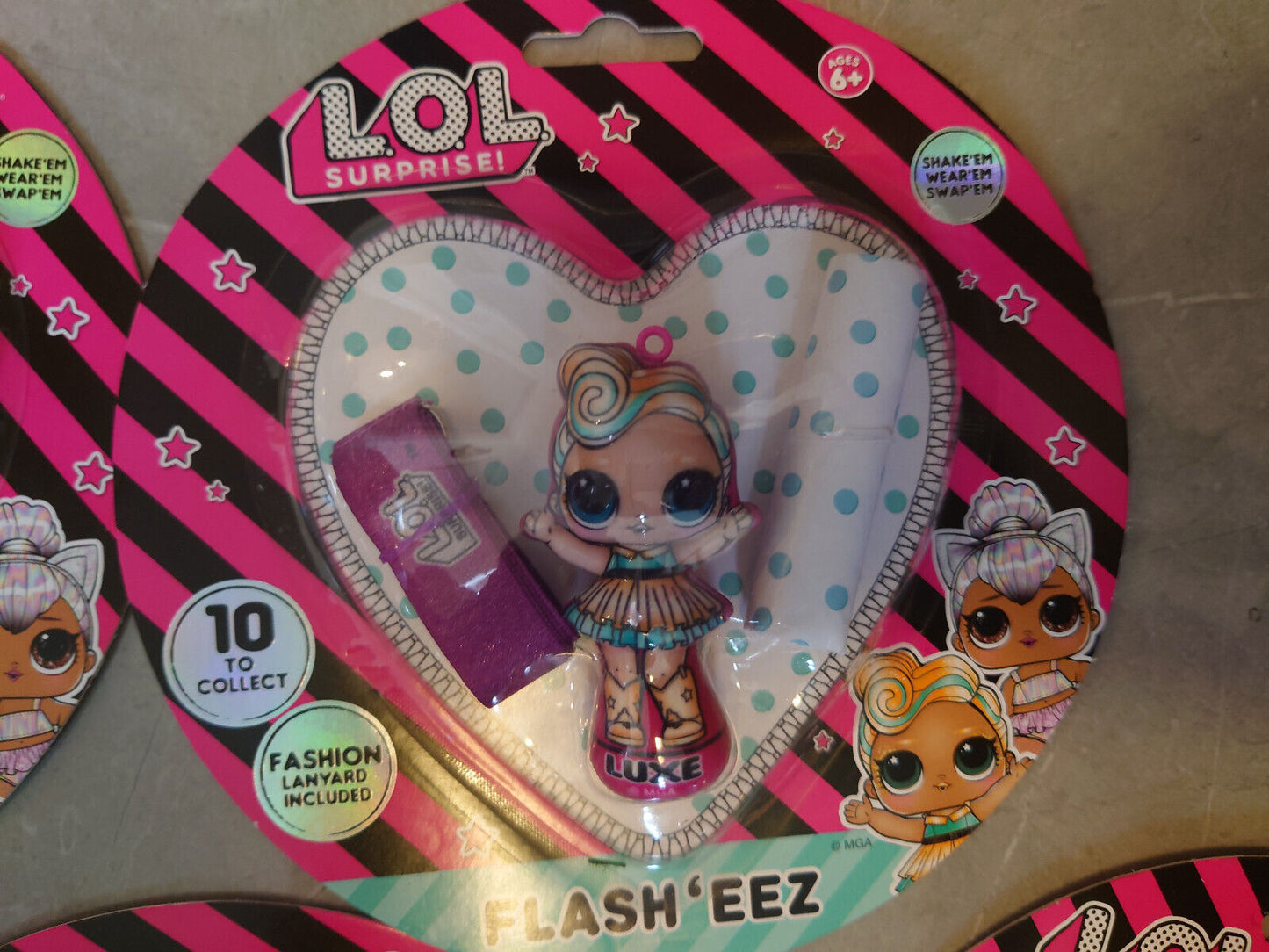 L.O.L. Surprise FLASH EEZ CHOOSE YOURS LOL FLASHEEZ LIGHTS UP LANYARD PENDANT