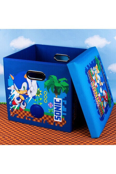 SONIC THE HEDGEHOG Fizz Creations Sound Box Storage Cube with Bluetooth Speaker