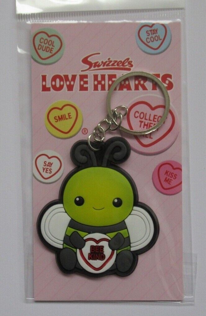 Swizzels Love Hearts - Official Keyring / Keychains (Select Design) CHOOSE YOURS