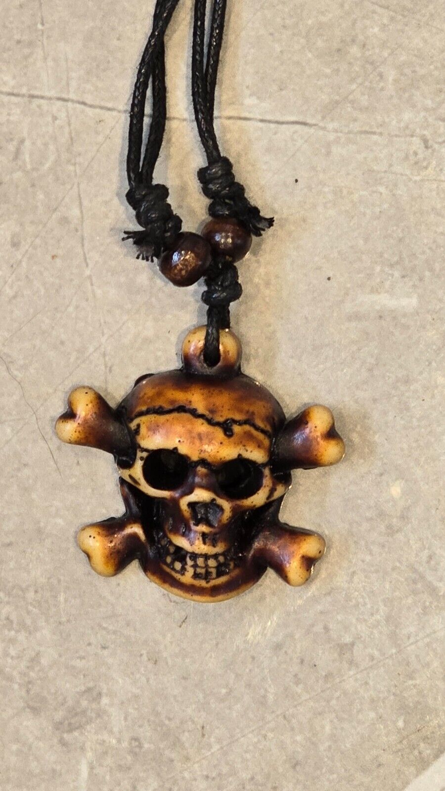 Beach Skull Witch Punk Retro necklace Pendant for Men Women Rock Funky Style