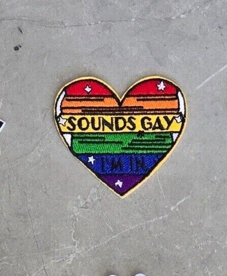LGBTQ Rainbow Patch Pride LGBT Iron On Quality Embroidered Clothes Patches Gay