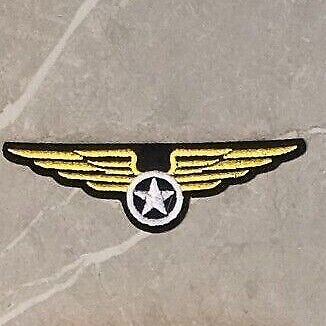 Military Army RAF Patch Badges Iron SEW TOPGUN AIRFORCE FLYING CHEVRON STAR