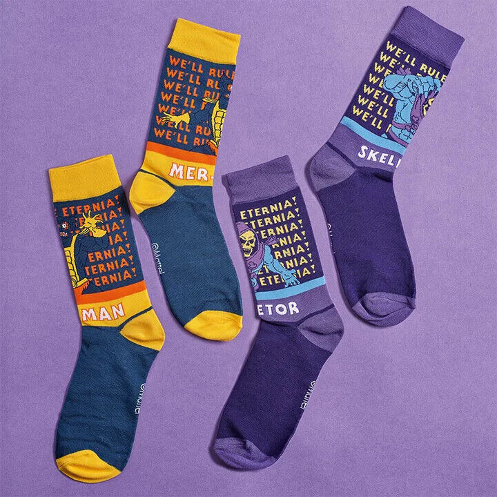 HE-MAN THE MASTERS OF THE UNIVERSE NAUGHTY 12 DAYS OF SOCKS ADVENT CALENDAR