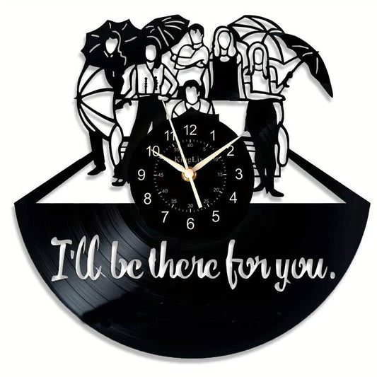 Friends TV Show Series Vinyl Record Black Wall Clock Art Decor Birthday Gifts