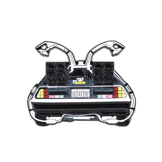 DELOREAN BACK TO THE FUTURE Metal Enamel Pin Badge Adult Teen TV MOVIE
