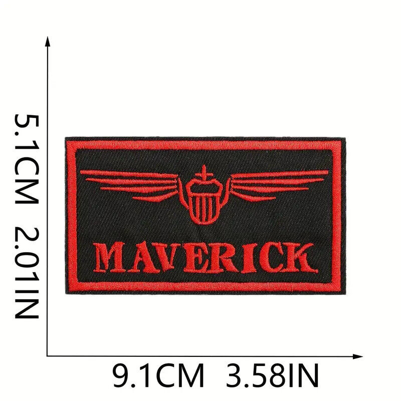 TOPGUN MAVERICK MOVIE PATCHES Military Army RAF Patch Badges Iron SEW AIRFORCE