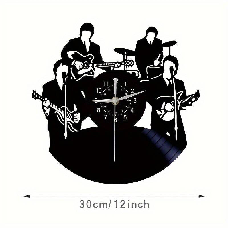 The Beatles Vinyl Record Wall Art Clock Band british rock 12 Inch LPcollectable 