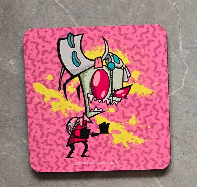NICKELODEON ROCKO's MODEERN LIFE Coaster Retro TV Drinks Mat Home Kitchen DRINK