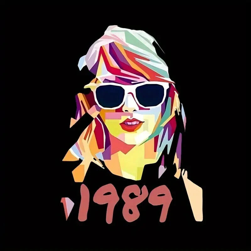 TAYLOR SWIFT SWIFTIE IRON ON Clothes 1989 Heat Transfer Thermal DIY T-Shirt