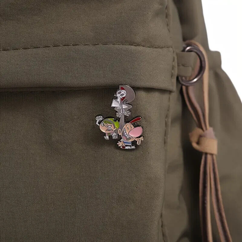 The Grim Adventures of Billy and Mandy Metal Enamel Pin Badge Brooch Reaper Gift