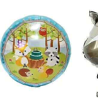 SQUIRREL FOX RACOON HEDGEHOG WOODLAND Large Balloons Animal Wild Animal