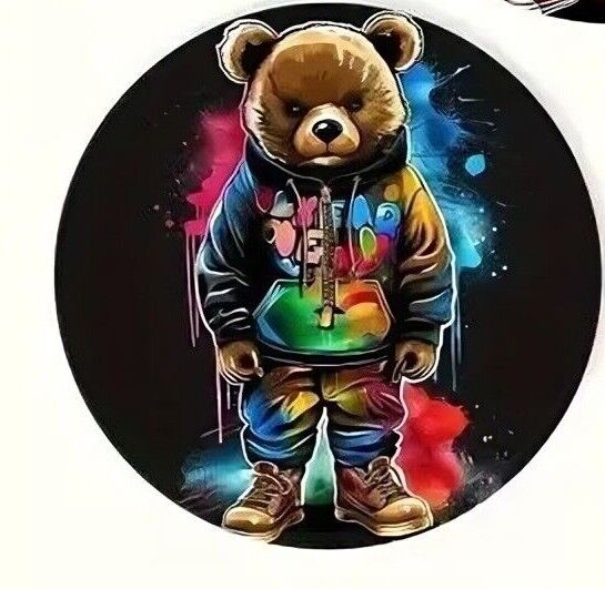 BEAR GANGSTA HOODIE BANKSY COASTER Coffee Tea Drink COCKTAILS GRAFFITI