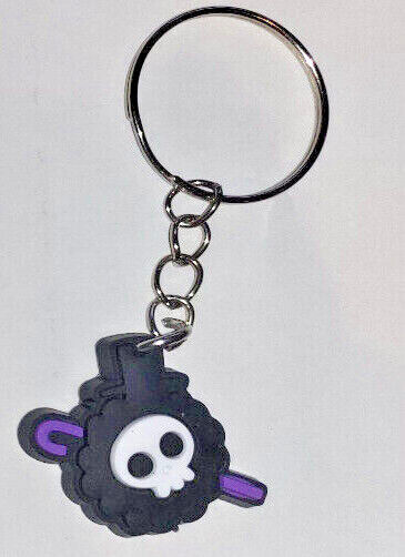 LUFFY KEYRING KEYCHAIN ONE PIECE ANIME KEY RING NETFLIX COLLECTABLE RUBBER