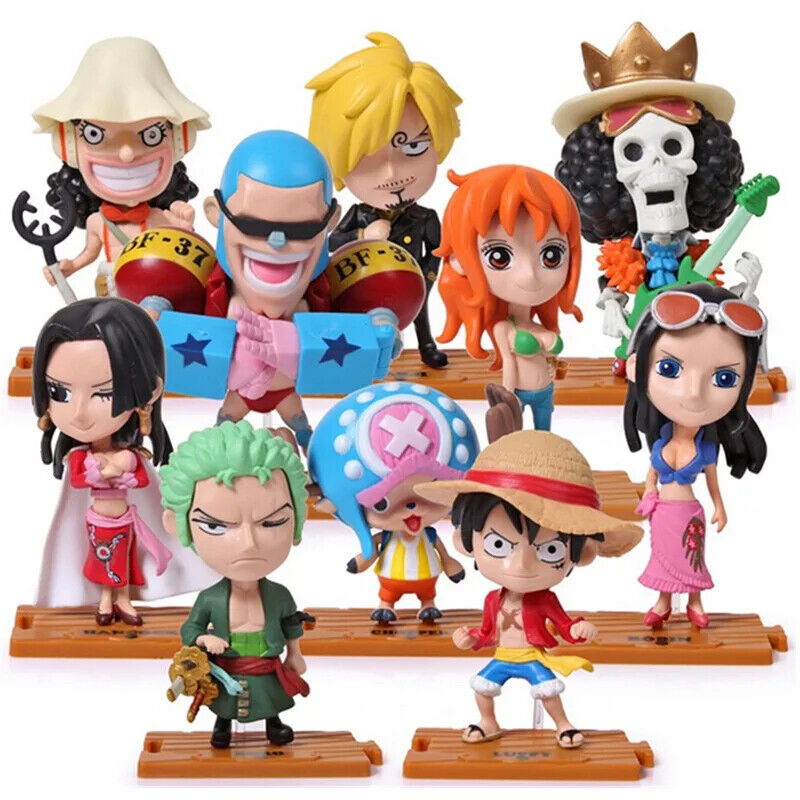 Anime One Piece LUFFY PVC Figure Model TOY NETFLIX CHOPPER NICO KEYRING KEYCHAIN