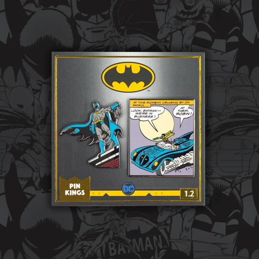 DC Comic Batman Enamel Pin Kings Badge Collectible Superheroes Film 1.2 batmobil