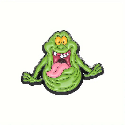SLIMER GHOSTBUSTERS Metal Enamel Pin Badge Adult Teen TV MOVIE MONSTER