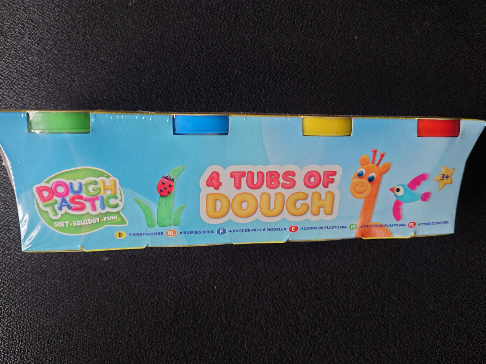 4 Pack DoughTastic Dough GREAT STOCKING FILLER PLAY DOH TUBS