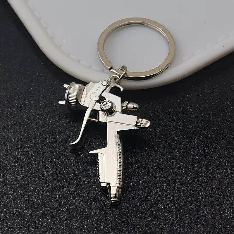 SPRAY GUN TATTOO Adult Charm Toy KEYRING KEYCHAIN GRAFFITI ART