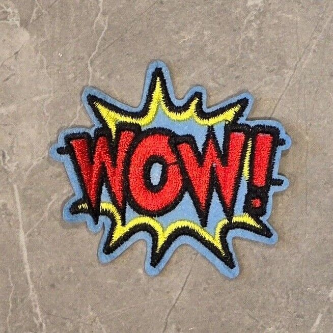 Pow Zap OMG Bang OMG Wow WTF Words Embroidered Logo Patch Badge Iron Sew On COMI