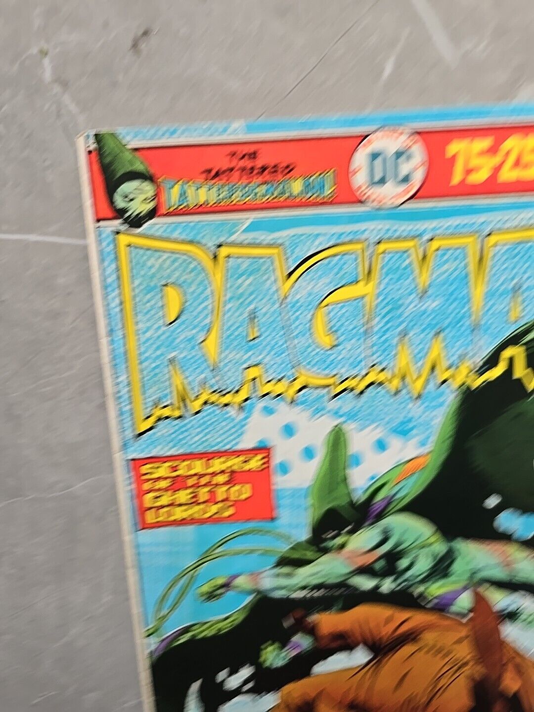 Ragman Scourge Of The Ghetto Lords #2 DC Comics 1976 blue cover flash arrow