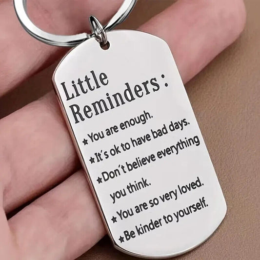 Little Reminders Keyring Key Chain Keepsake Gift Friend Partner You Are Loved
