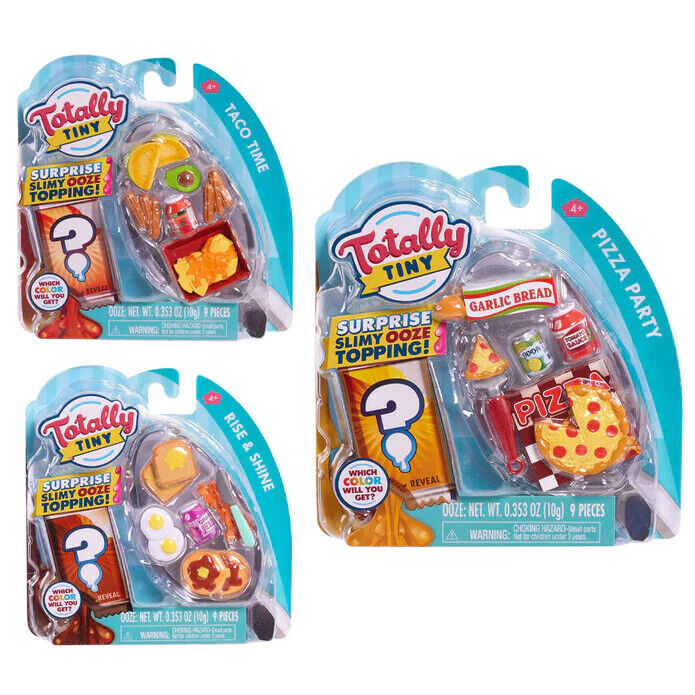 Totally Tiny Miniature Food Sets *CHOOSE YOURS* Pizza Party Taco Time Rise Shine