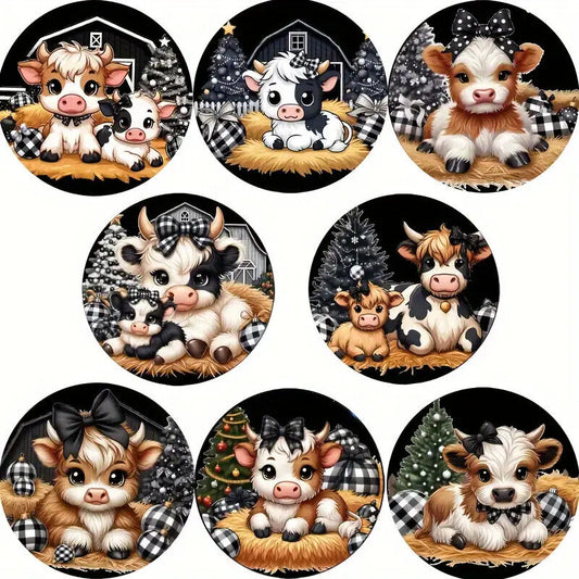 BABY CUTE BULL COW COASTER Coffee Tea Drink COCKTAILS MAT
