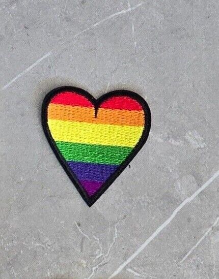 LGBTQ Rainbow Patch Pride LGBT Iron On Quality Embroidered Clothes Patches Gay