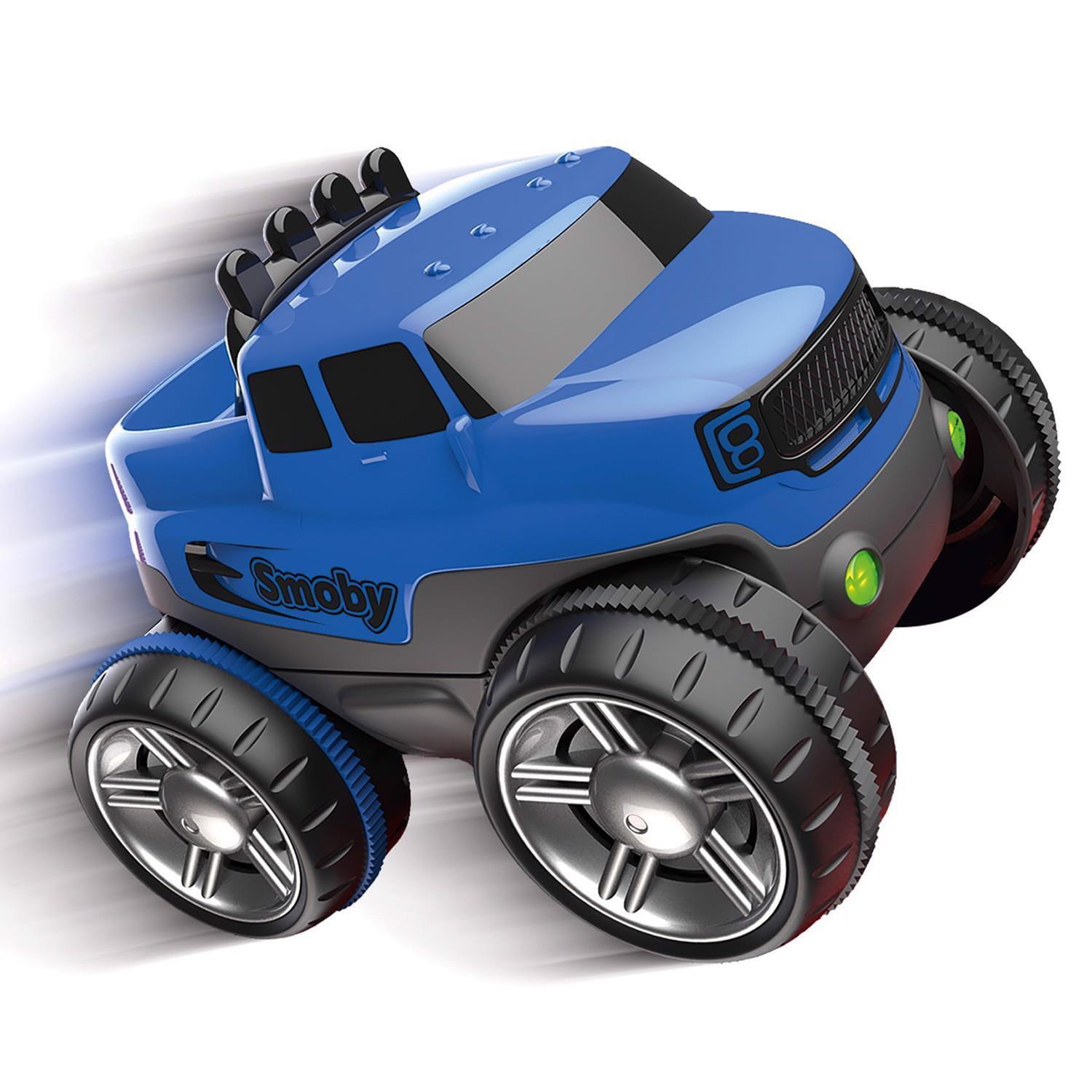 Smoby Flextreme Car Truck SUV Vehicle Flexible Track Sets 10cm yellow blue green