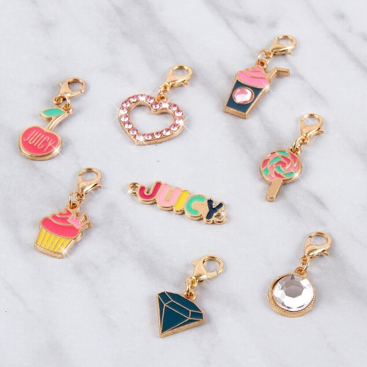 Juicy Couture Bracelet Design Set Pink And Precious 267 Piece set 8 Bracelets