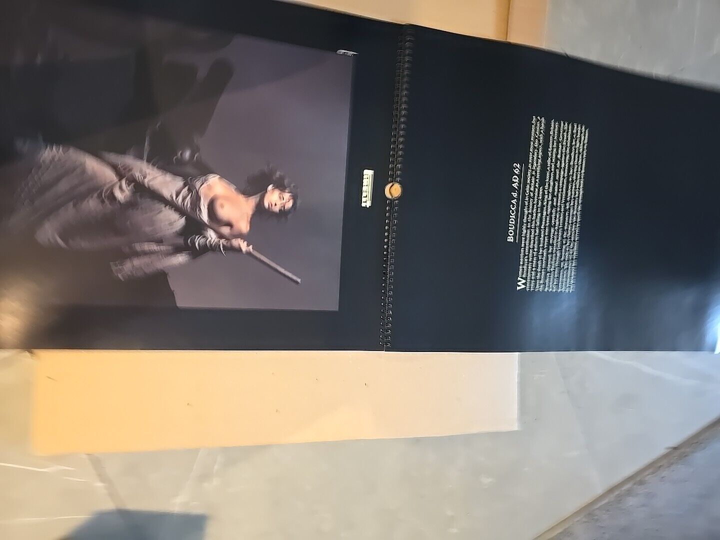 LARGE The Pirelli Calendar 1991 Original Box Casing Stunning Art Work Quality