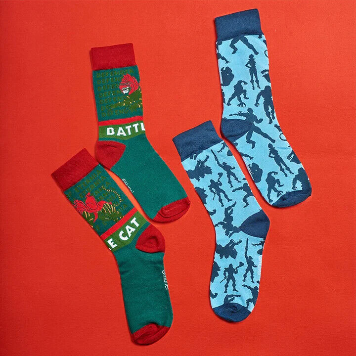 HE-MAN THE MASTERS OF THE UNIVERSE ‘NICE’ 12 DAYS OF SOCKS ADVENT CALENDAR Xmas 