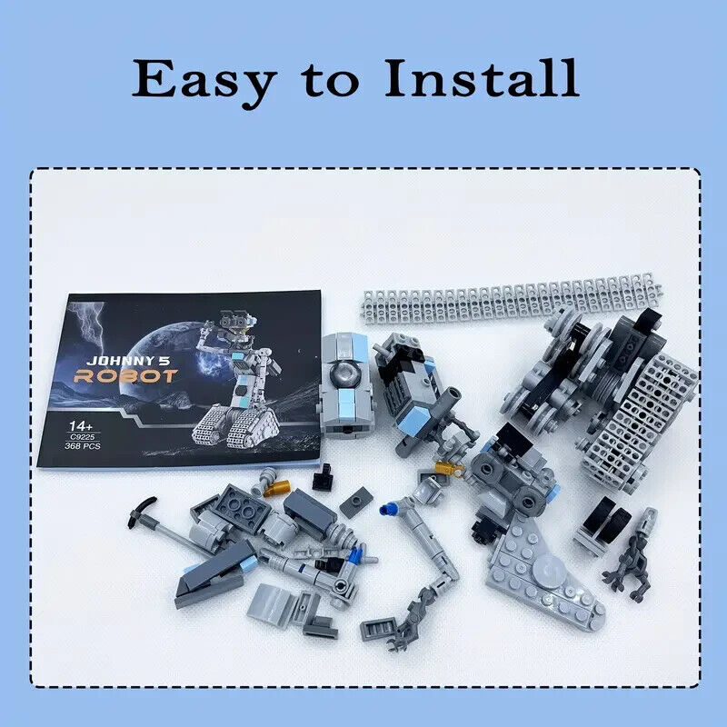 Johnny 5 Short Circuit Robot Building Toys Figure Blocks Set SHORT CIRCUIT TOY