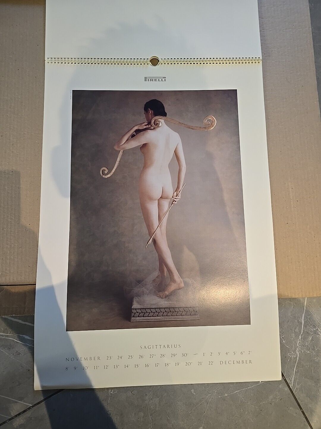 VINTAGE PIRELLI CALENDER 1989 SIGNS ZODIAC ORIGINAL BOX MINT COND LIBRA VIRGO
