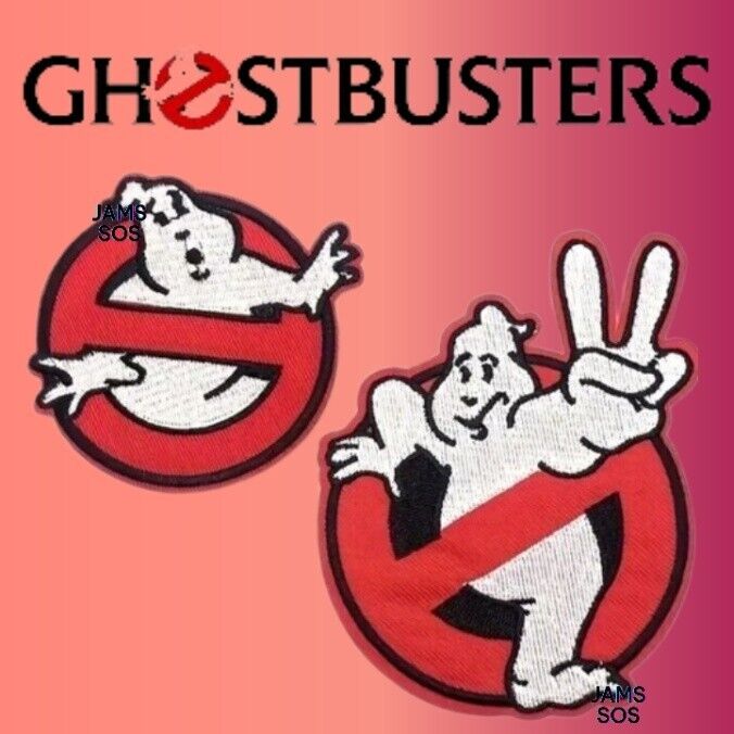 GHOSTBUSTERS Iron Sew on Embroidered Patch FROZEN EMPIRE 2024 SLIMER MARSHMALLOW