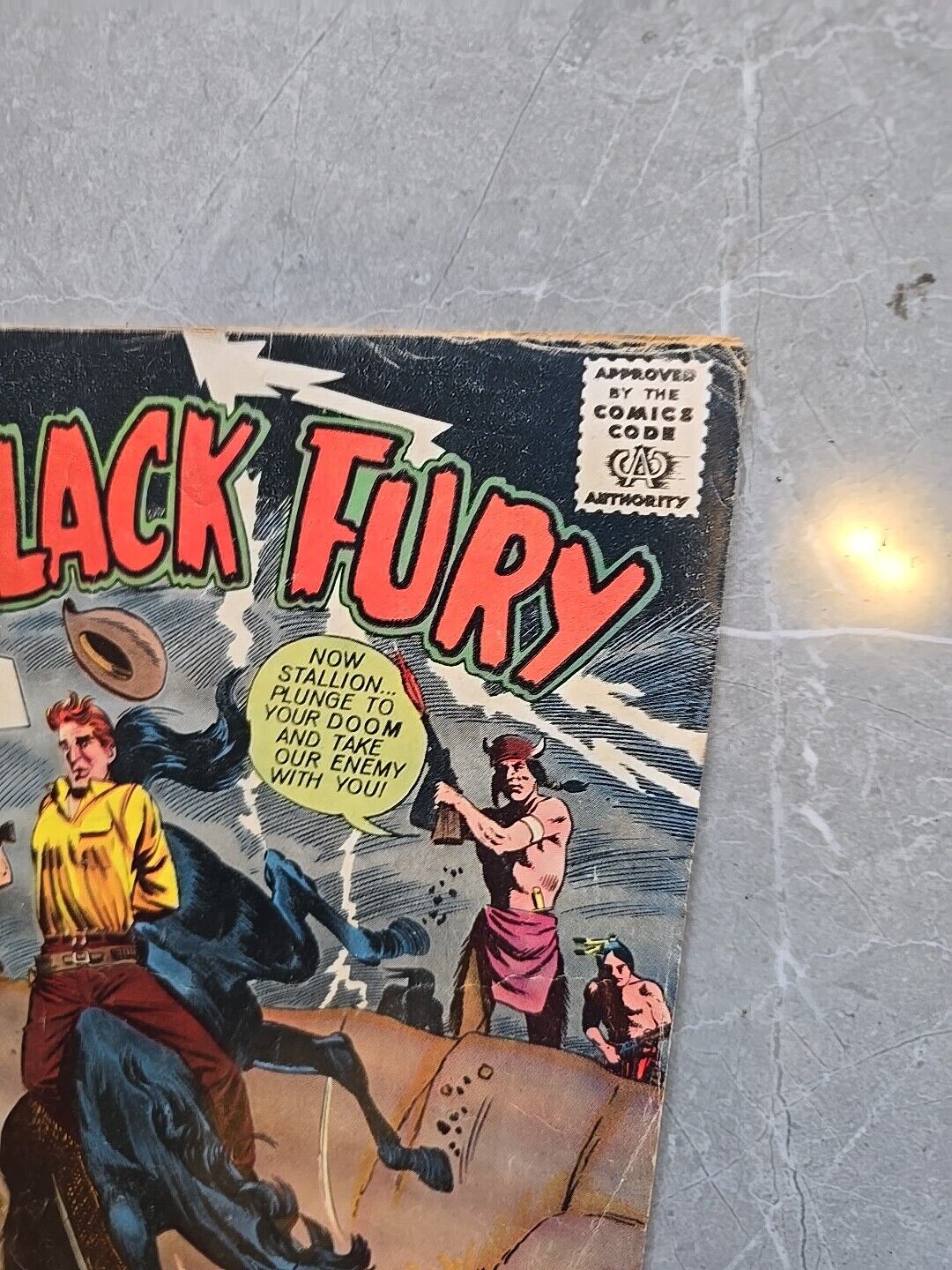 Black Fury #38 Charlton 1962 Comic Book BLACK HORSE STALLION YELLOW VICTORY