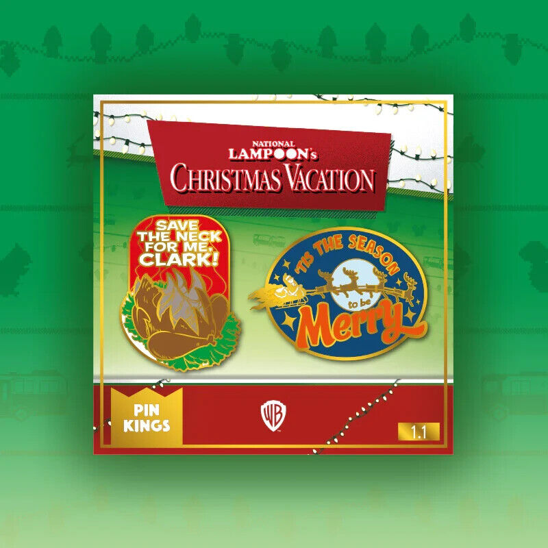 National Lampoon's Christmas Vacation Enamel Pin Badges New 1.1 Rare Pin Kings