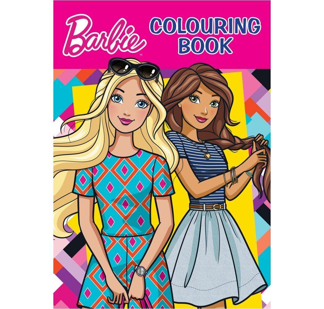 Barbie Activity Colouring and Sticker Books For Kids children mattel learning