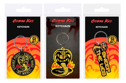 Cobra Kai Chibi Keyring Rubber Official netflix 2d The Karate Kid Keychain