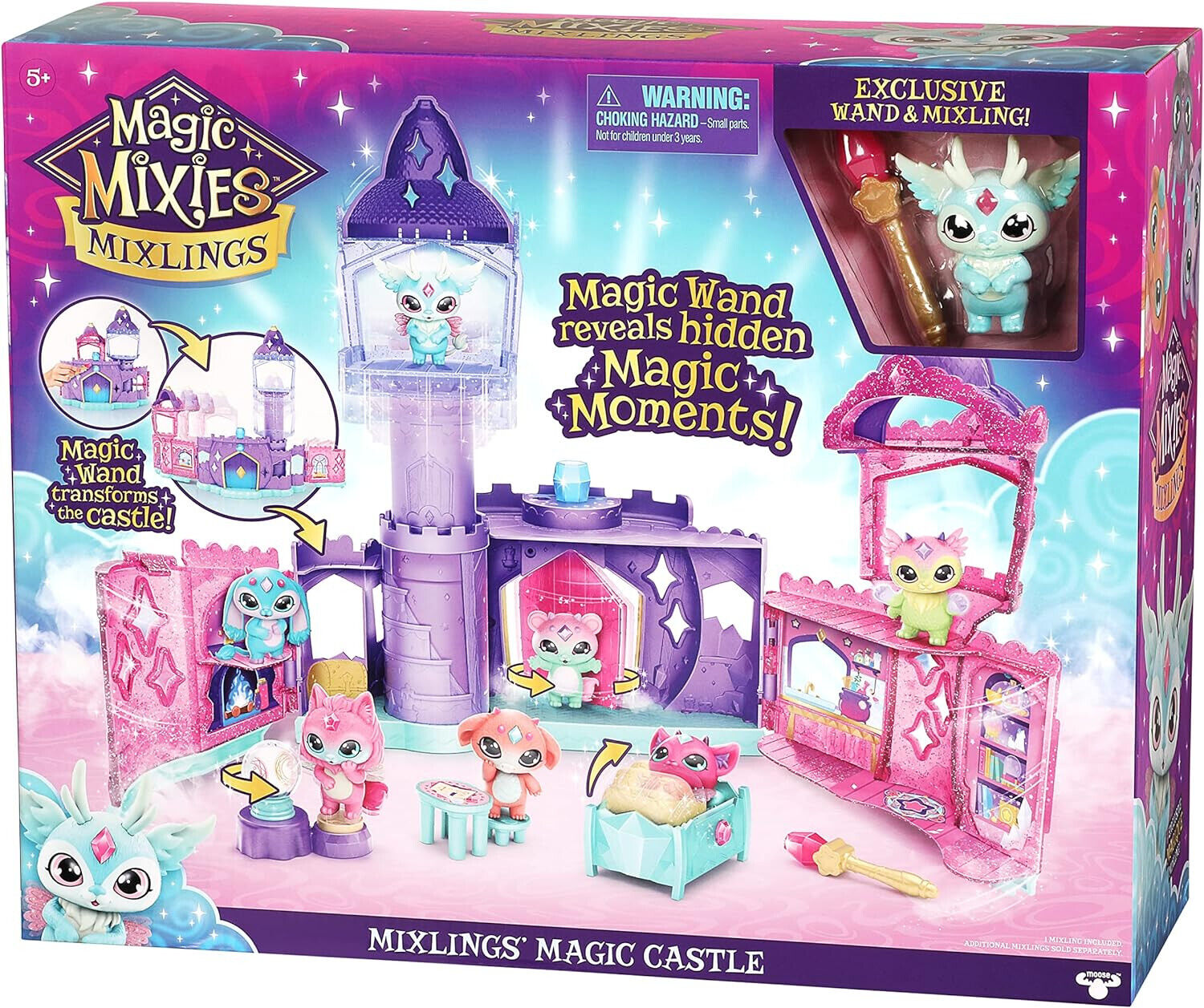 New Other Magic Mixies Mixlings Castle Expanding Playset with Magic Wand 840