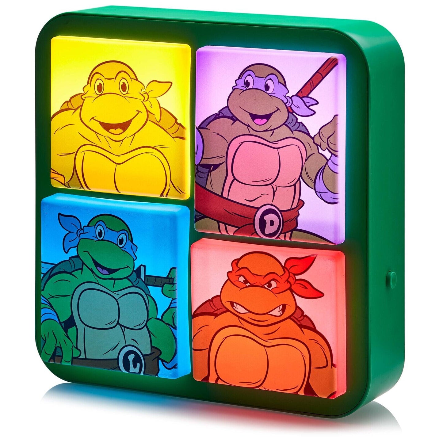OFFICIAL Teenage Mutant Ninja Turtles Four Turtles 3D Desk Lamp Wall Light TMNT