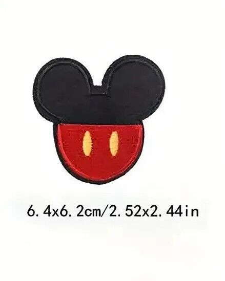 DISNEY MINNIE MICKEY MOUSE Iron Sew On Embroidered Patch PATCHES TV MOVIE EARS