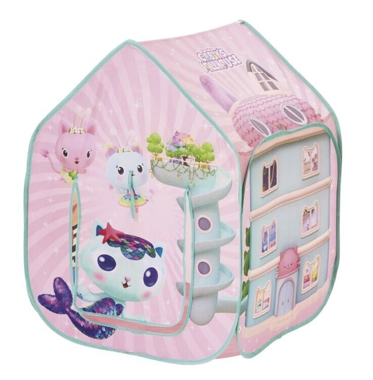 Gabby’s Dollhouse Pop Up Play Tent gabbys garden indoor outdoor playhouse