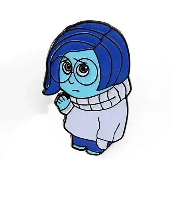 INSIDE OUT 2 Metal Enamel Pin Badge Kids Adult Teen SAD ANXIETY ANGER ENVY HAPPY