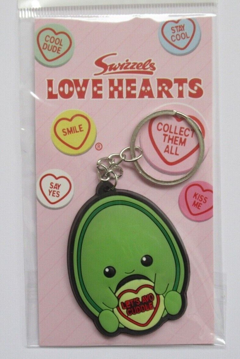 Swizzels Love Hearts - Official Keyring / Keychains (Select Design) CHOOSE YOURS