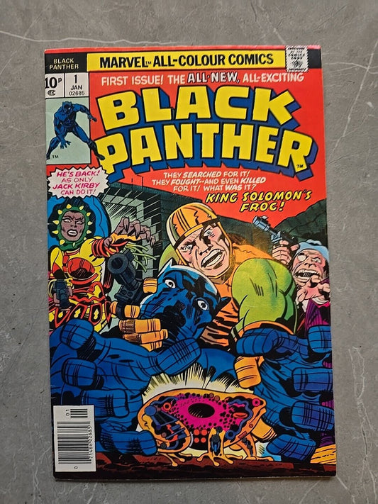 BLACK PANTHER #1 VF 1st Title Jack Kirby Marvel Comics 1976 KING SOLOMON FROG