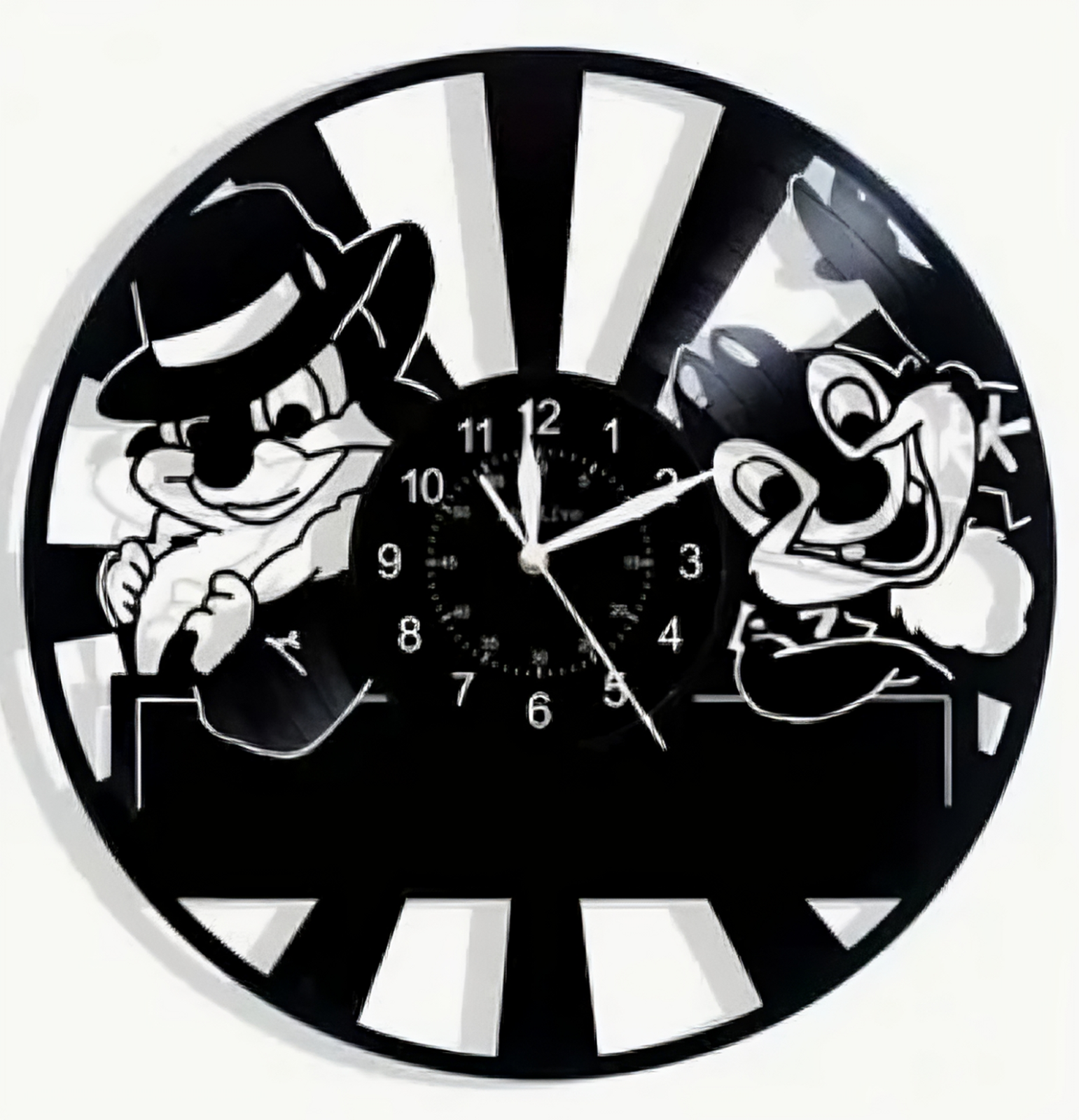 Chip 'n' Dale Wall Clock Records Home Decor Art Gift Christmas RESCUE RANGERS