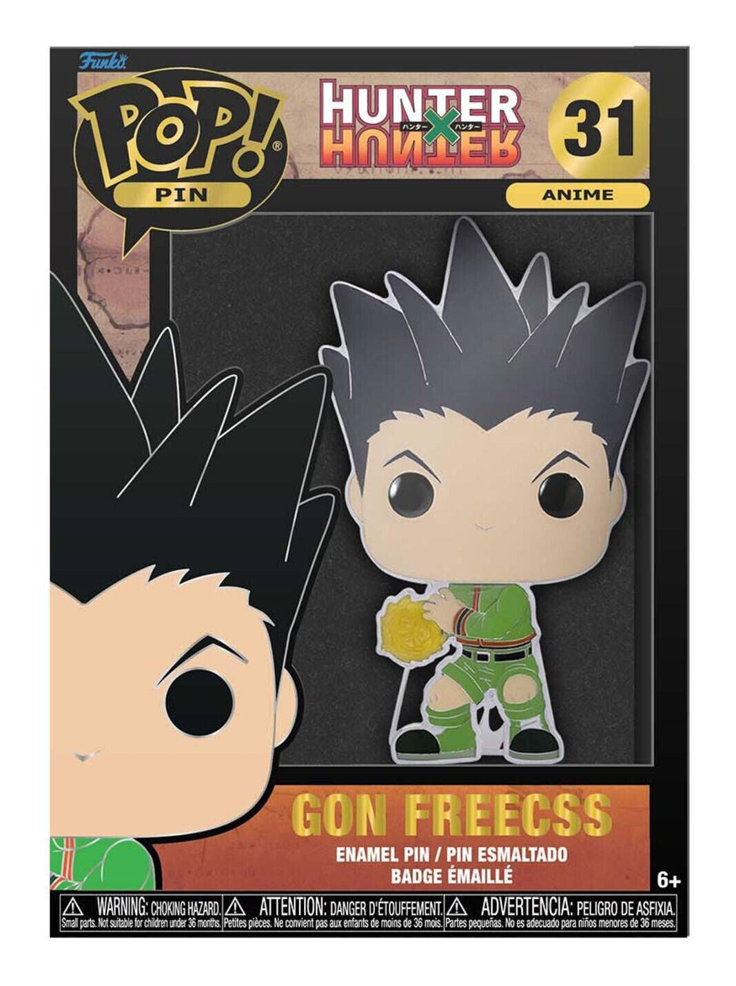 Brand New Sealed Funko Pop! Pins - Hunter x Hunter - Gon Freecss - 31 filler
